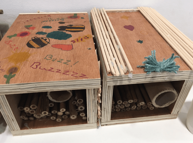 A luxury insect hotel